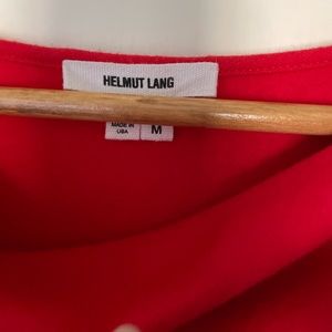 Helmut Lang asymmetrical dress.